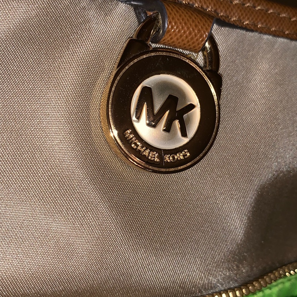 Michael Kors nylon cross body in khaki